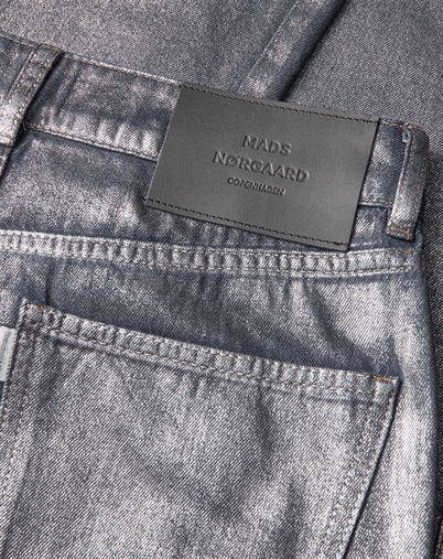  Mads Nørgaard - Metallic Christel Jeans - Gun Metal